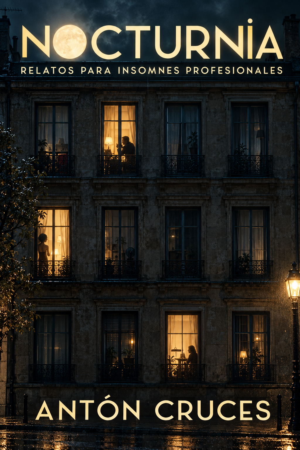 Portada cinematográfica de Nocturnia: Relatos para insomnes profesionales