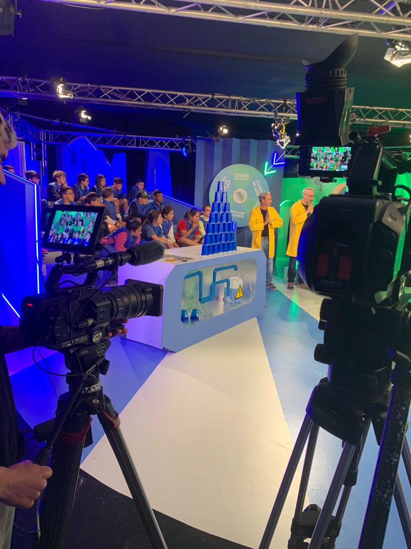Cámaras durante la grabación de un programa de televisión